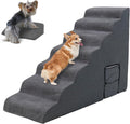 Dog Stairs for High Beds 7-Step Foam Ramp for 30-36 in Beds - Safe