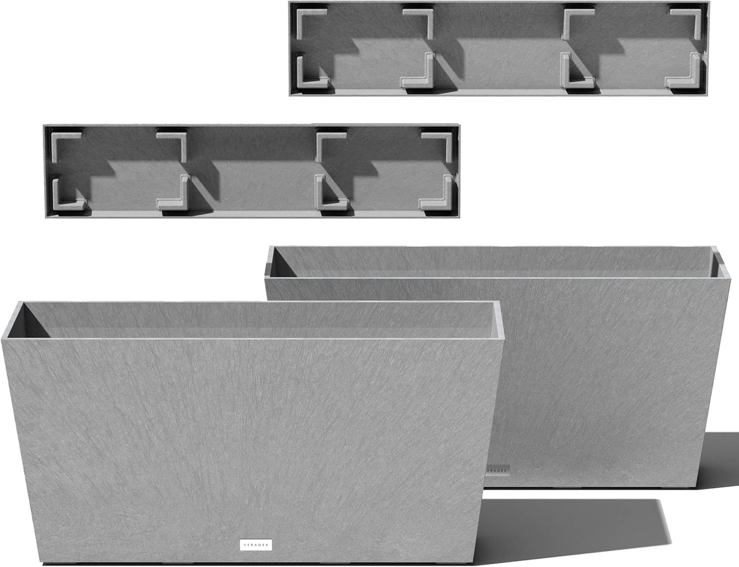 Veradek Midori Long Trough Planter - Durable Plastic Design