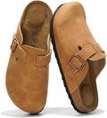 Project Cloud Genuine Leather Footbed Clogs for Women (Style VRQR)