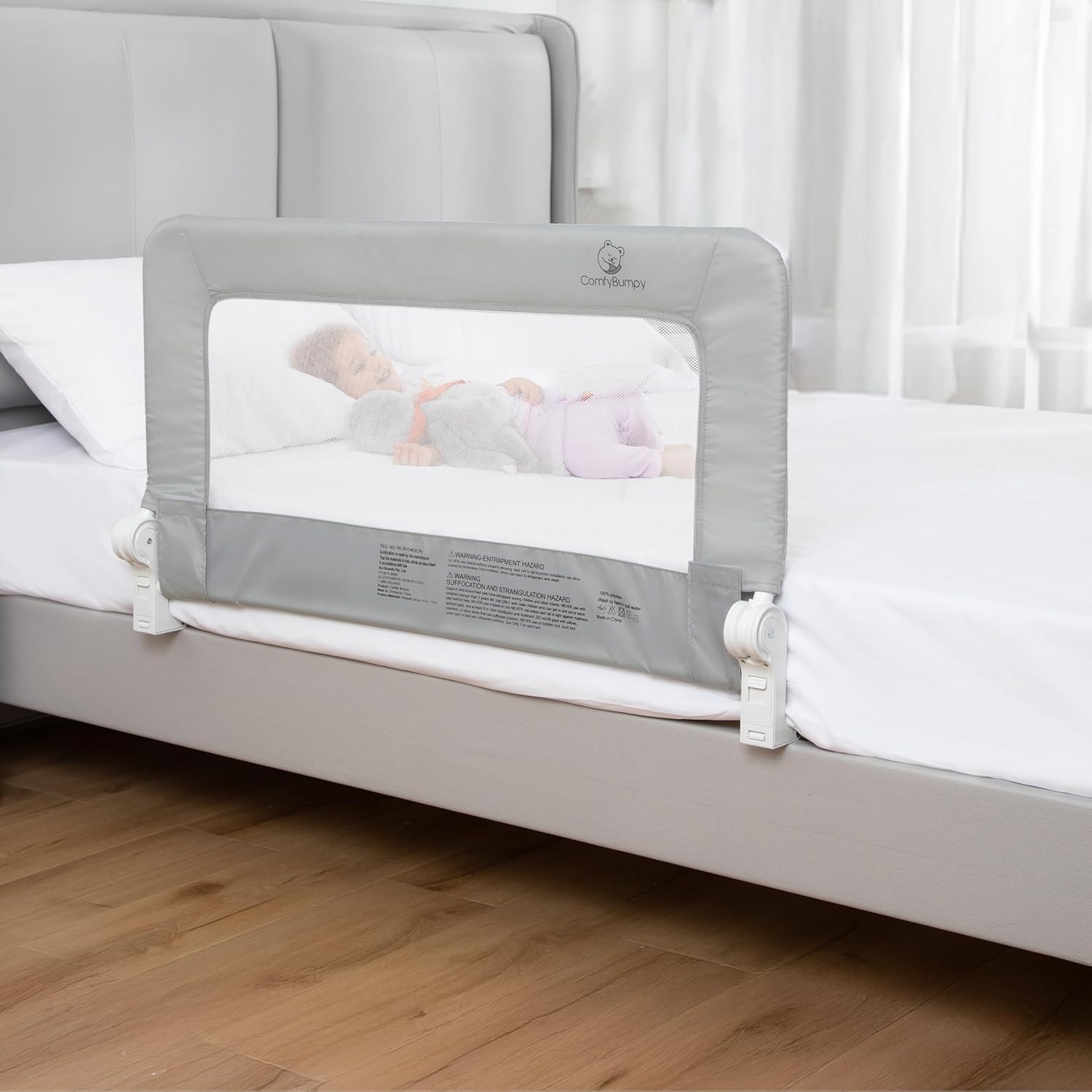 ComfyBumpy Bed Rail for Toddlers - Safe Sleep Solution