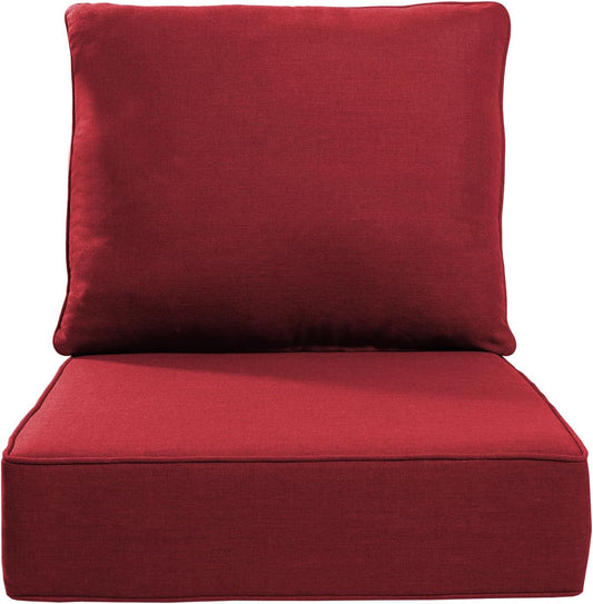 Luxury 24x24x6 Inch Outdoor Cushions for Patio Chairs