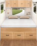 Slumbrae Roll-Up Mattress: 4 Memory Foam Twin - Portable Comfort