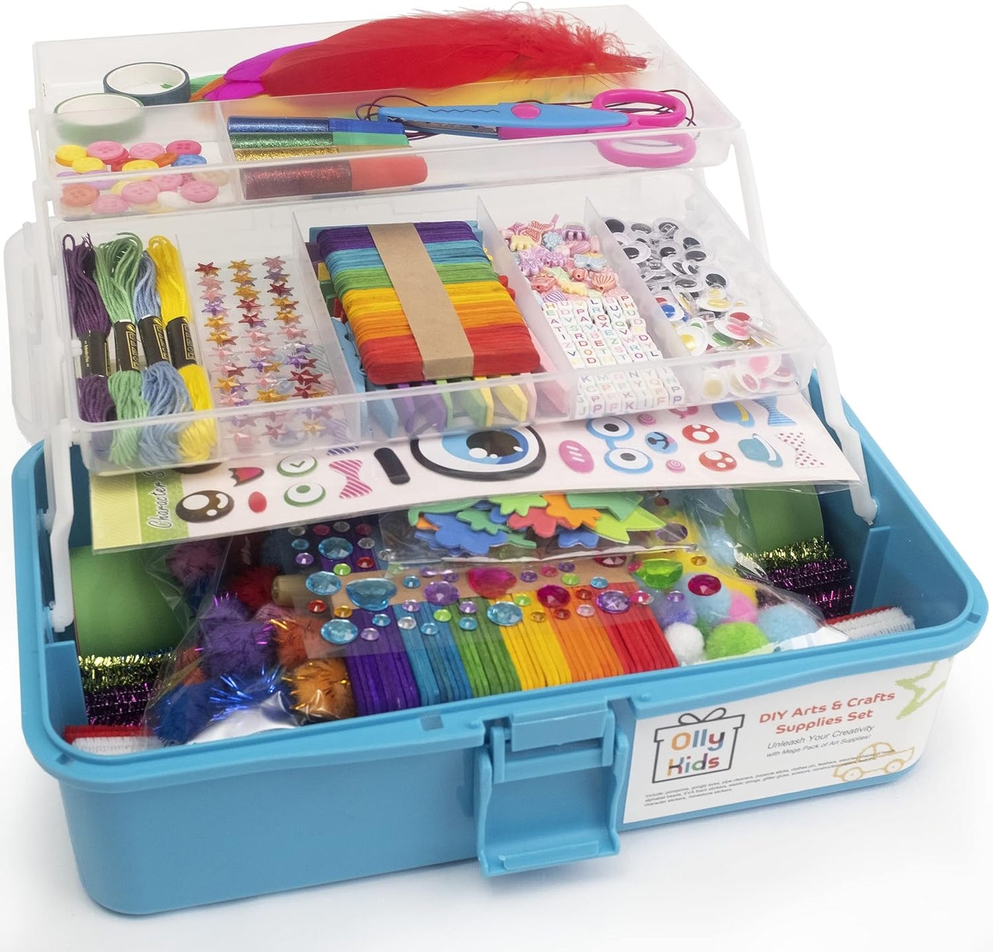 Olly Kids Craft Kits Library - Ultimate Art Supplies for Kids