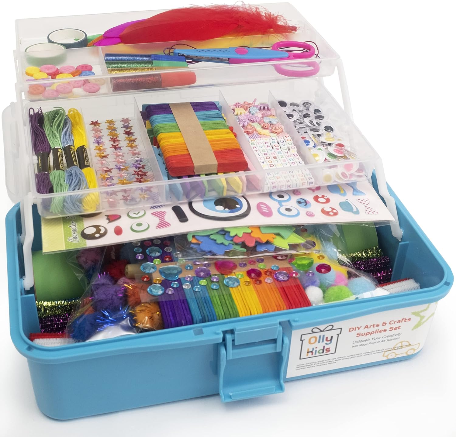 Olly Kids Craft Kits Library - Ultimate Art Supplies for Kids