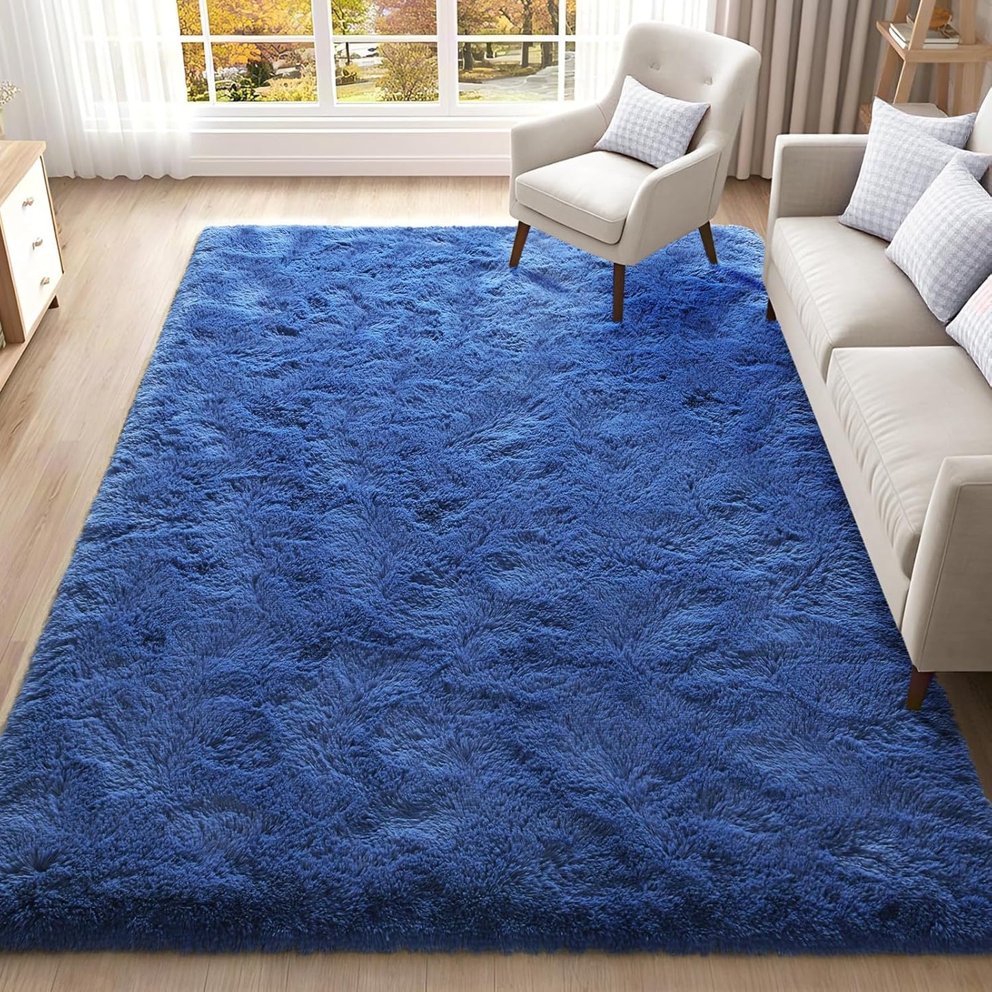 ISEAU Fluffy Rug Carpets Soft Shaggy Area Rugs for Kids Room