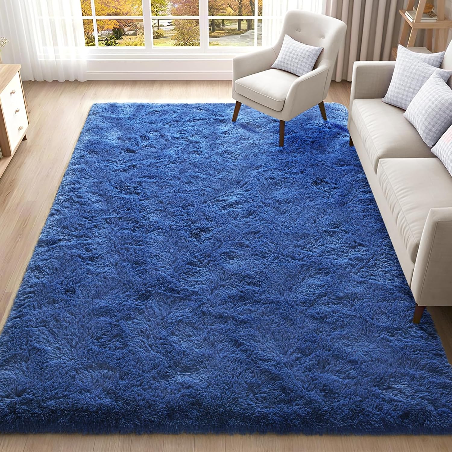 ISEAU Fluffy Rug Carpets Soft Shaggy Area Rugs for Kids Room