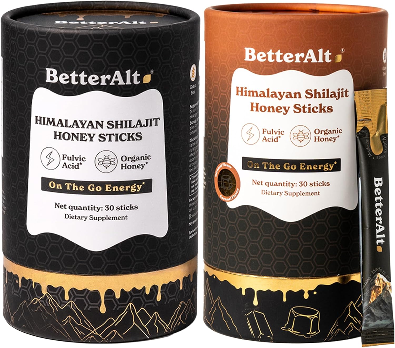 Pure Himalayan Shilajit Sticks for Energy and Immunity Boost