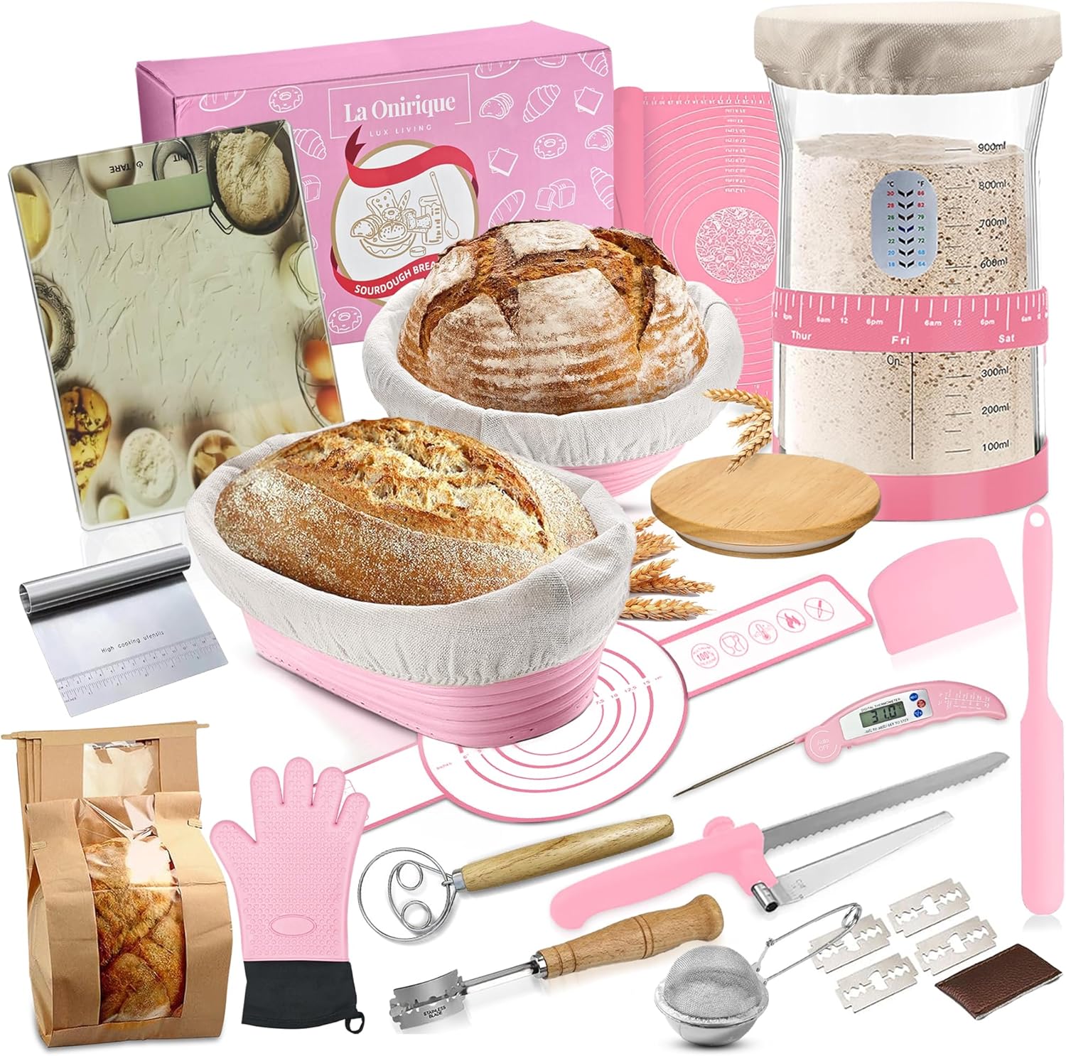 Sourdough Starter Kit for Artisan Bread Baking Supplies