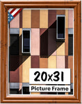 Distressed Oak 20x31 Picture Frame.75 in Wide - Handmade Solid Wood