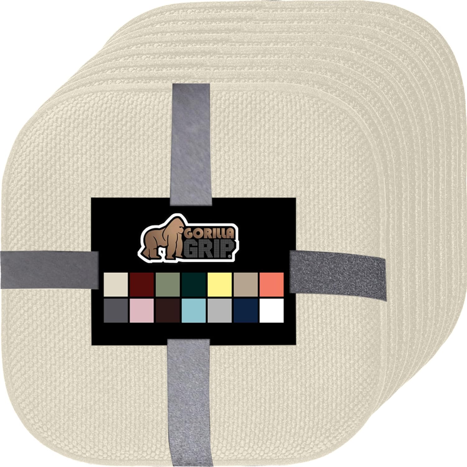 GORILLA GRIP Chair Cushions Set of 8 for Ultimate Comfort