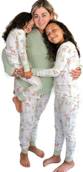 HonestBaby Family Matching Holiday Pajamas - Cozy Organic (Style MNPY)