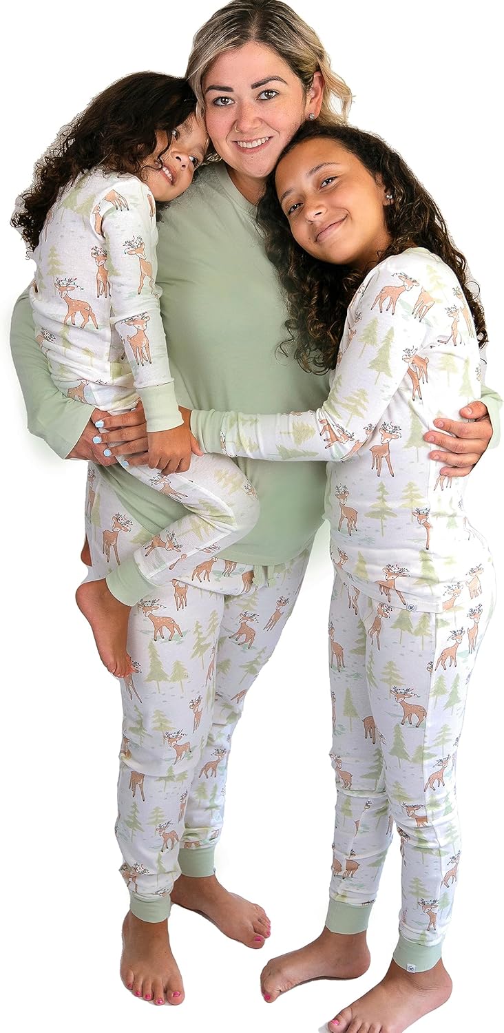 HonestBaby Family Matching Holiday Pajamas for Everyone