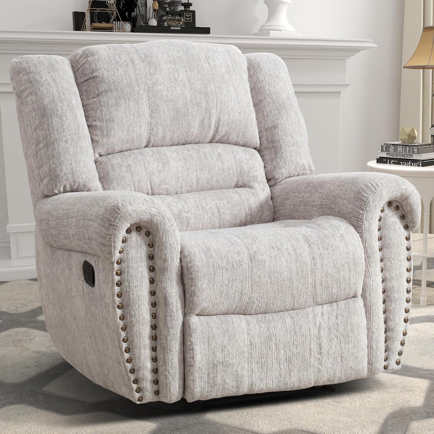 CANMOV Manual Recliner Chair for Comfort in Living Room