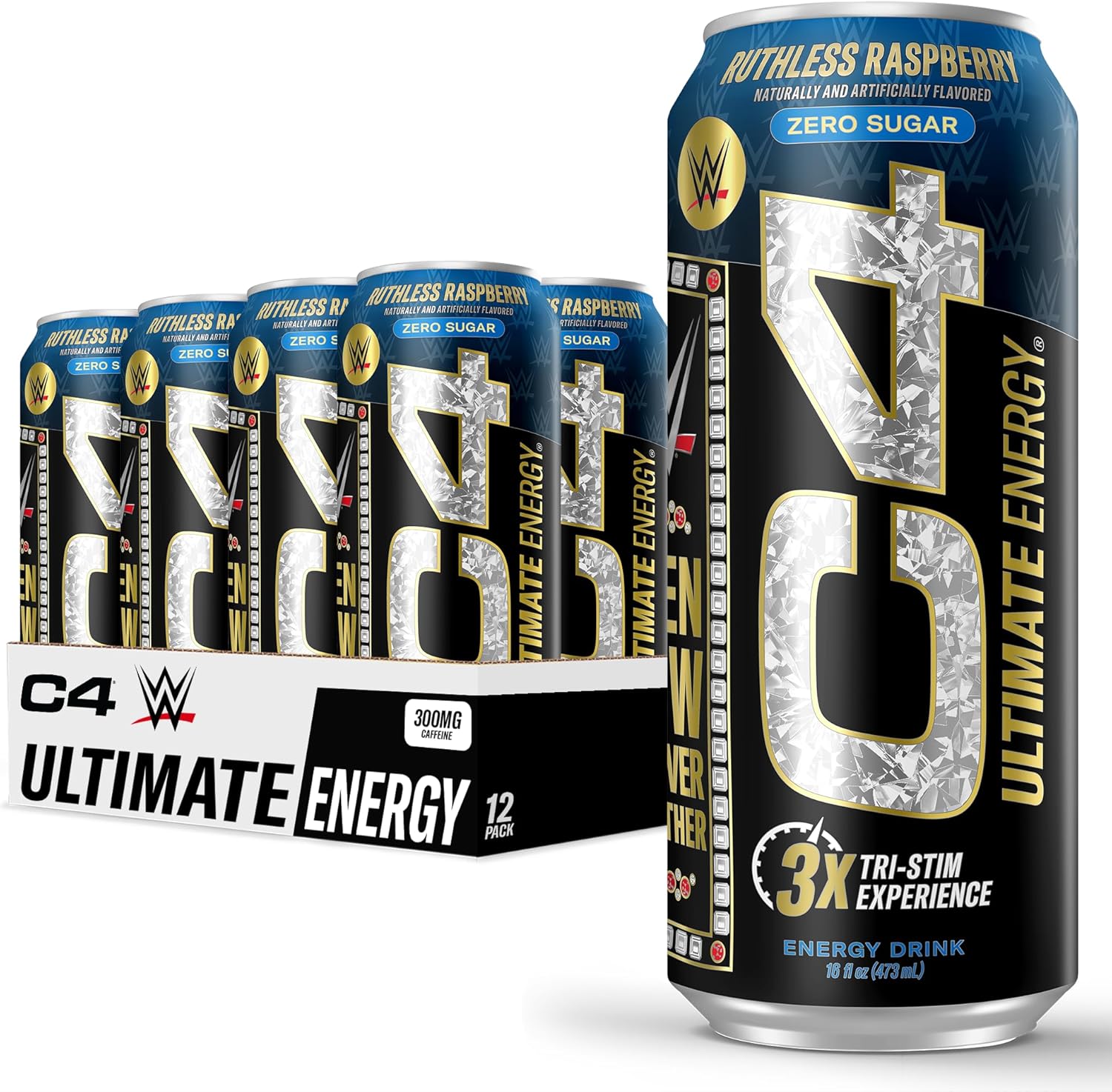 C4 Ultimate Pre Workout Energy Drink with 300mg Caffeine
