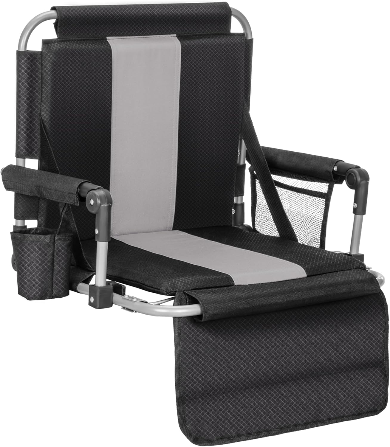 ALPHA CAMP Stadium Seat Chair for Bleachers with Back & Arm Rest