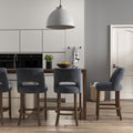 VKNOW Bar Stools Set of 4 Counter Height - Comfortable Modern Counter