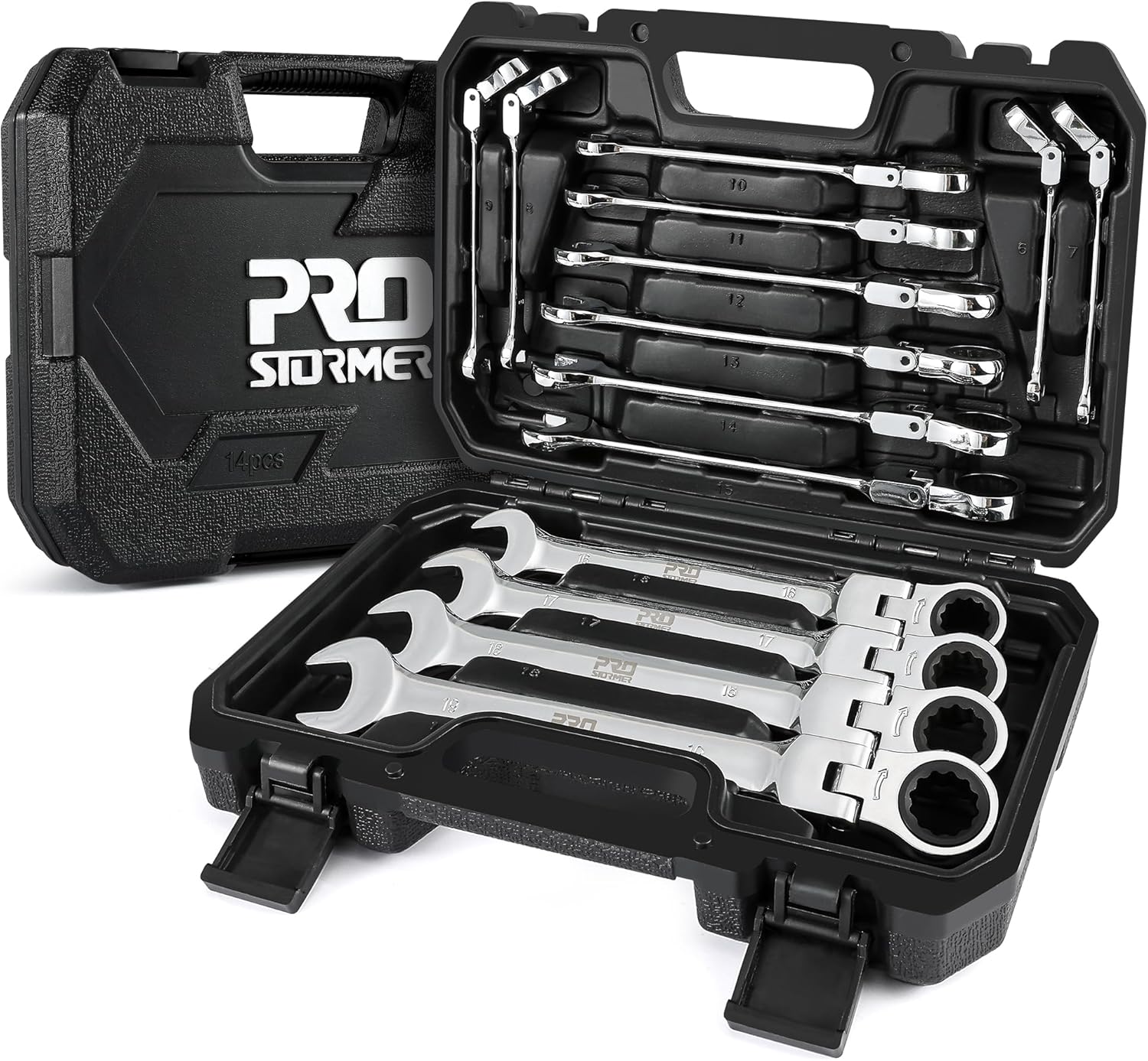 Prostormer 14-Piece Metric Flex-Head Ratcheting Wrench Set Review