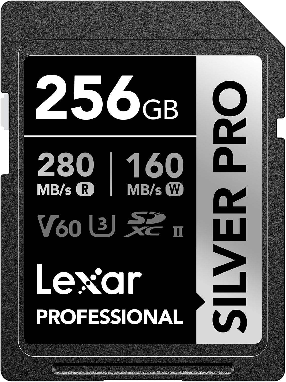 Lexar 256GB Professional SILVER PRO SD Card for Photographers