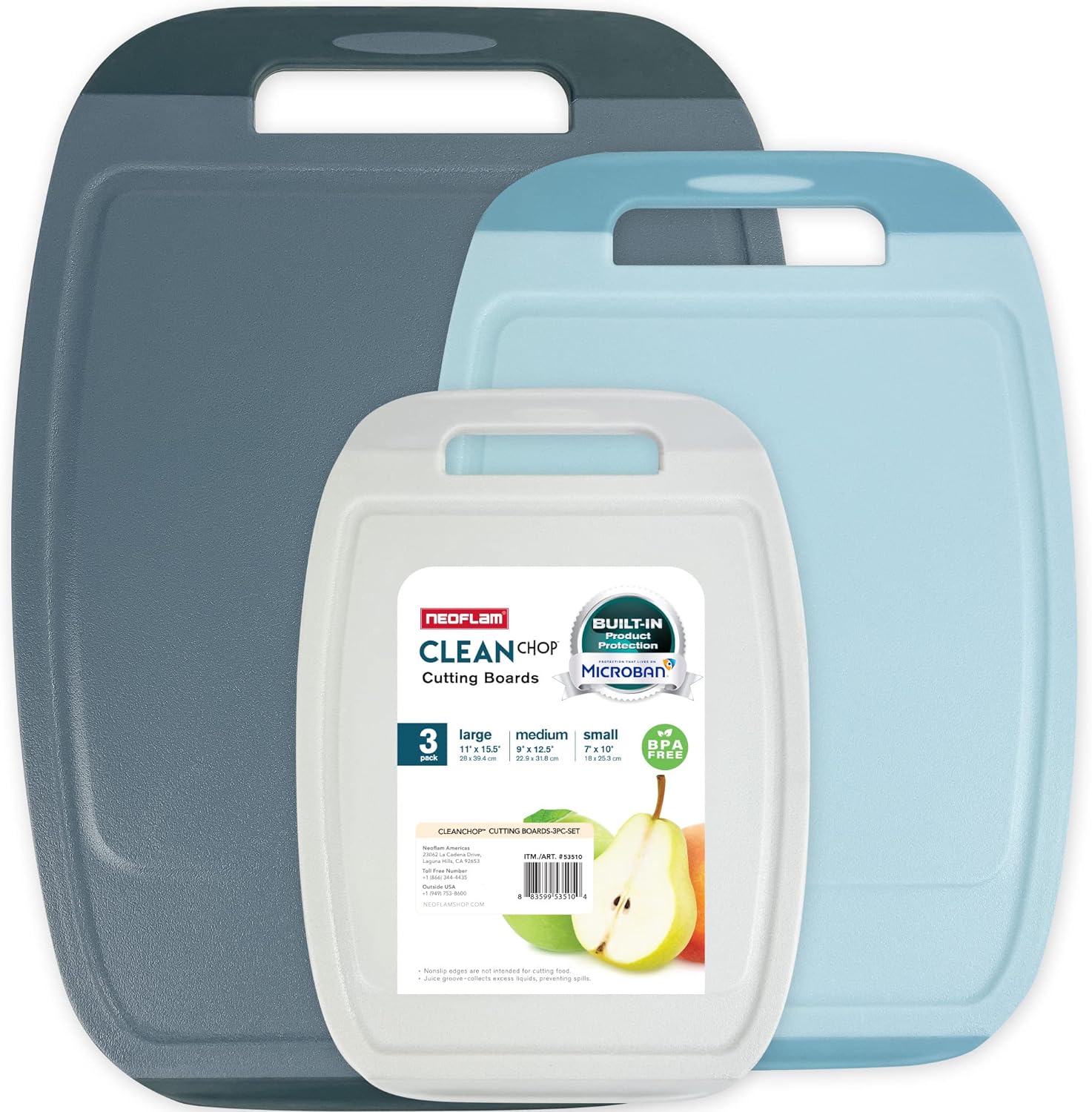 Neoflam Microban Antimicrobial Cutting Board Set Review