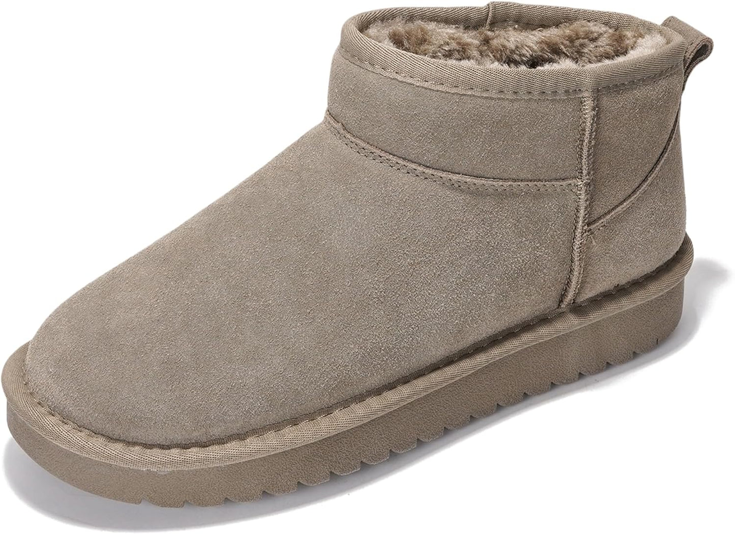 Project Cloud Genuine Suede Ankle Boots for Women - Stylish Comfort
