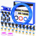 TAILONZ PNEUMATIC PU Air Hose Tube Kit 8mm OD 100ft - Flexible