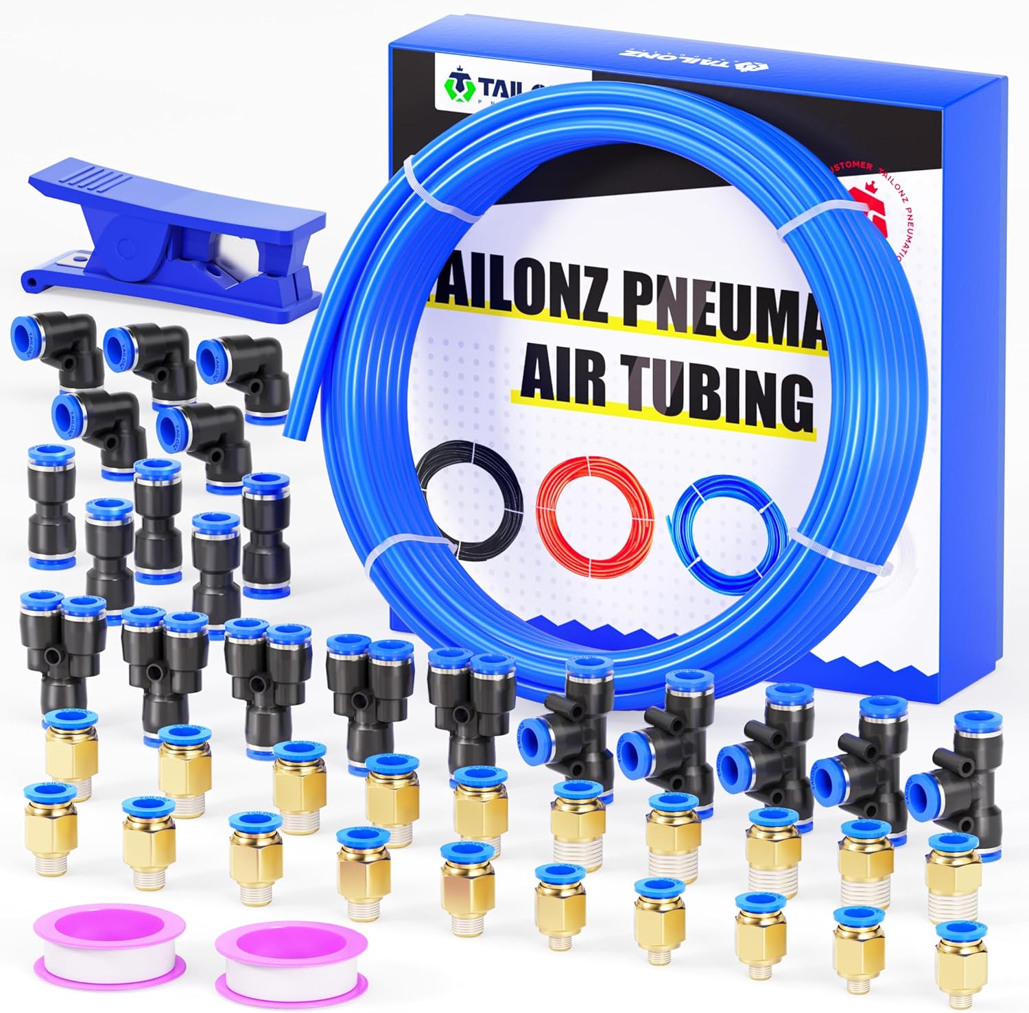 TAILONZ PNEUMATIC 100ft Polyurethane Air Hose Pipe Kit Review