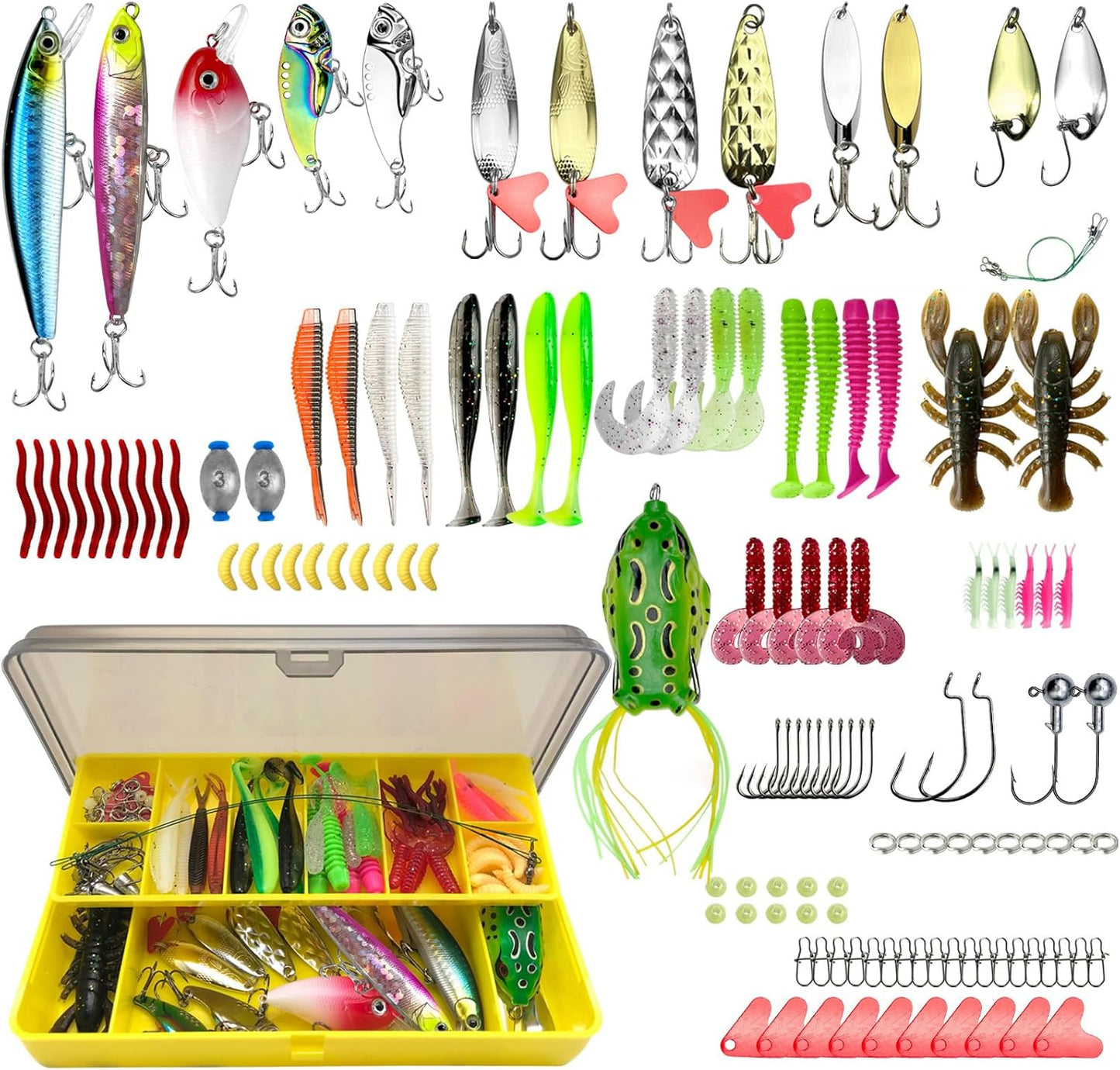 Ultimate Fishing Kit: Lures & Gear for Bass!