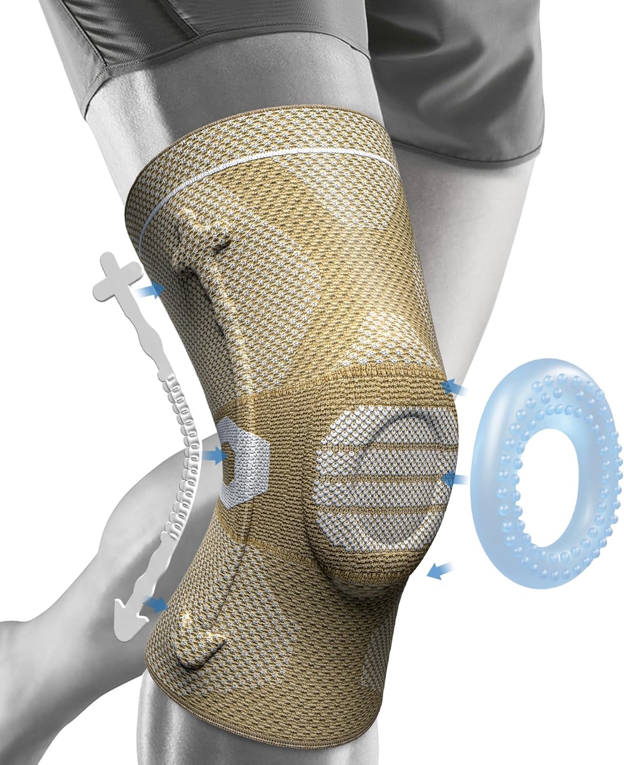 NEENCA Professional Knee Brace for Pain Relief and Support