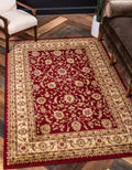 Unique Loom Voyage Traditional Oriental Area Rug 4 ft x 6 ft - Classic