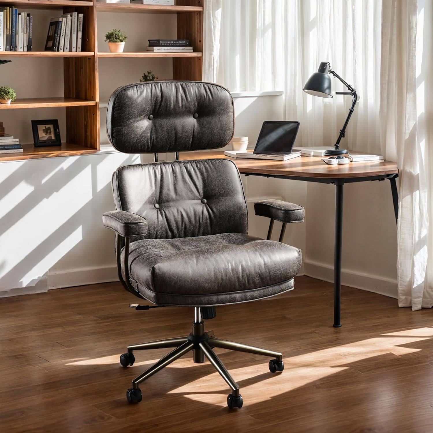 Executive Ergonomic Big & Tall Swivel Chair - Lumbar Support