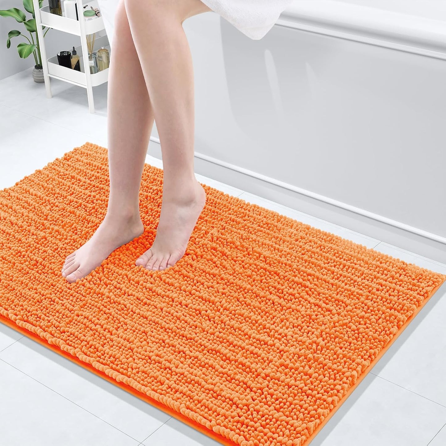 Arotive Luxury Chenille Bathroom Rug Mat for Comfort and Style