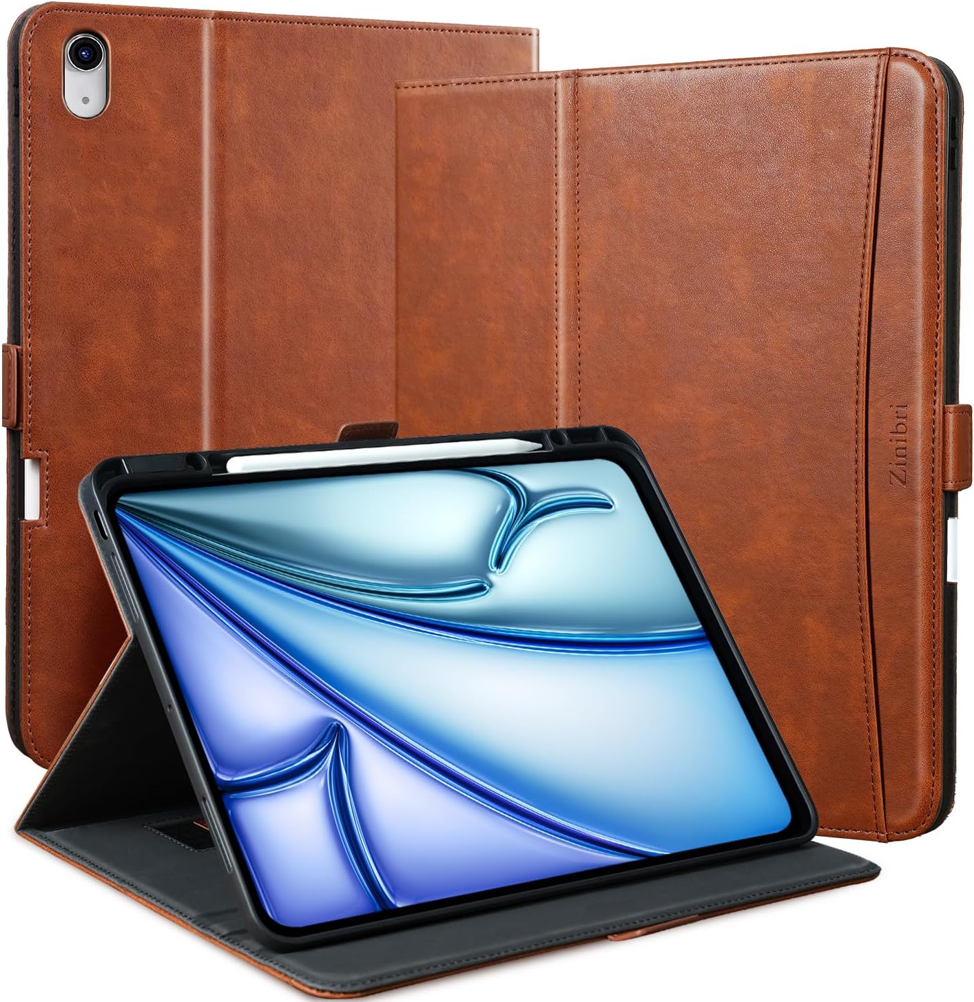 Handcrafted Case for iPad Air 13 Inch M3/M2 with Pencil Holder