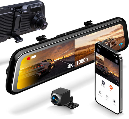 RexingUSA M2 MAX - Ultimate 2-Ch Dash Cam: 4K + 1080p, GPS, Wi-Fi!