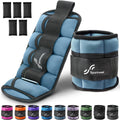 Adjustable Ankle Weights 7 lbs Pair for Women and Men - Adjustable