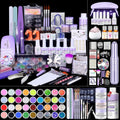 Acrylic Nail Kit with Drill and Lamp - All-in-One Professional Set