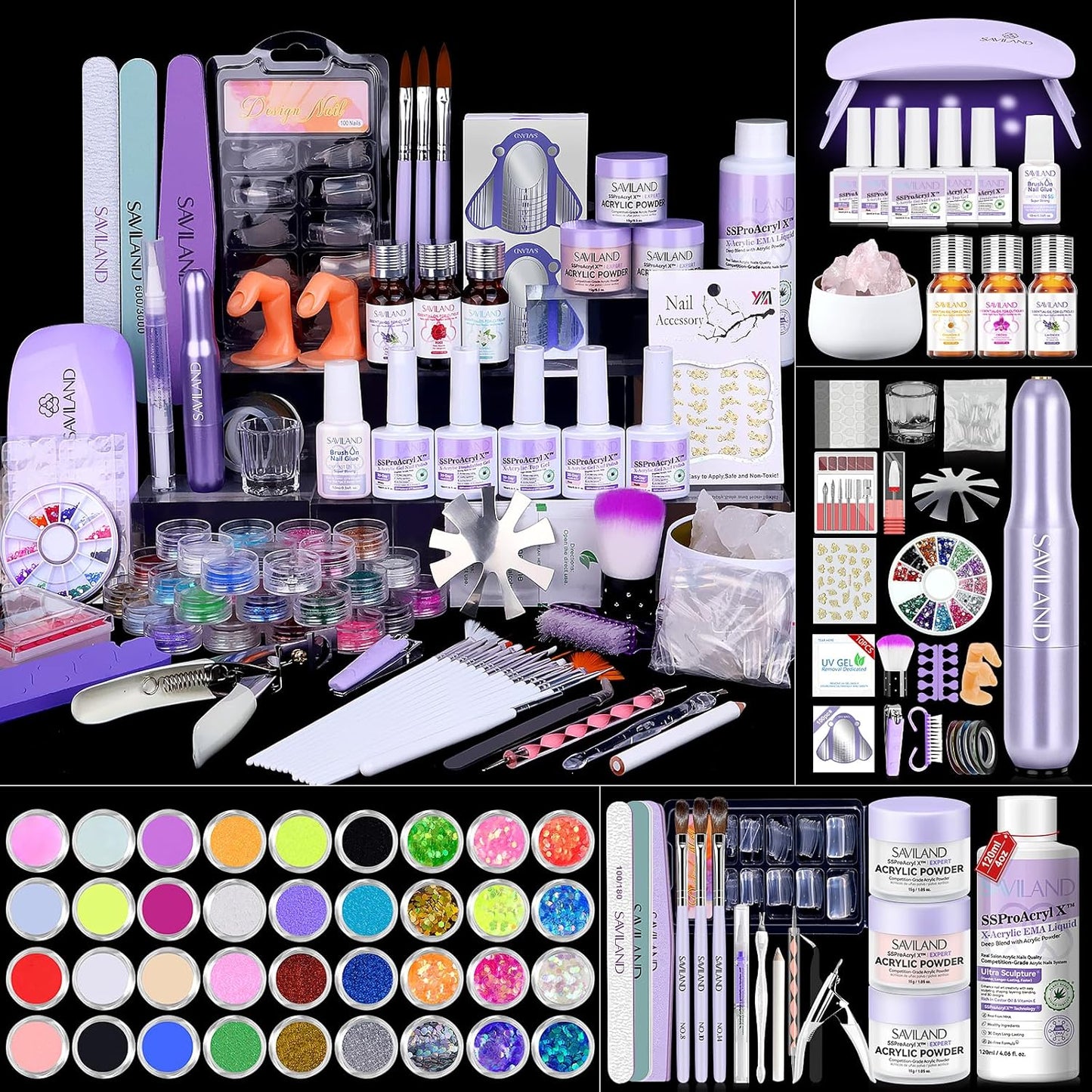 Professional Acrylic Nail Kit with Drill for Stunning Nails