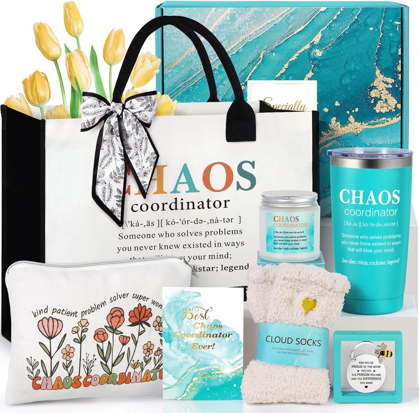 Chaos Coordinator Gift Basket for Women - Fun Thank You Gifts