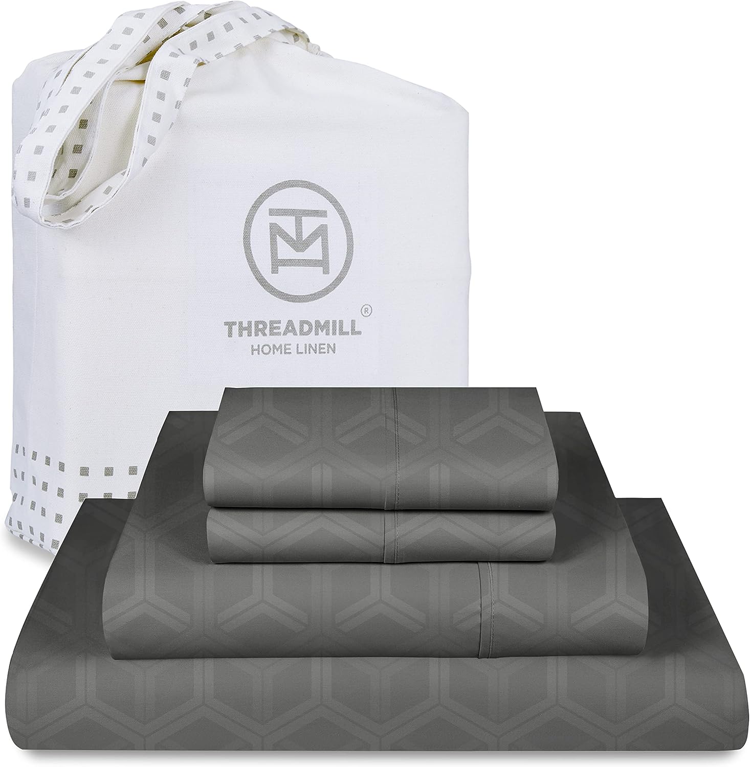 100% Cotton Queen Bed Sheets Set - 600 Thread Count Luxury