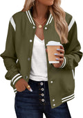Zeagoo Bomber Jacket Women Varsity Lightweight Fall Fashion 2025