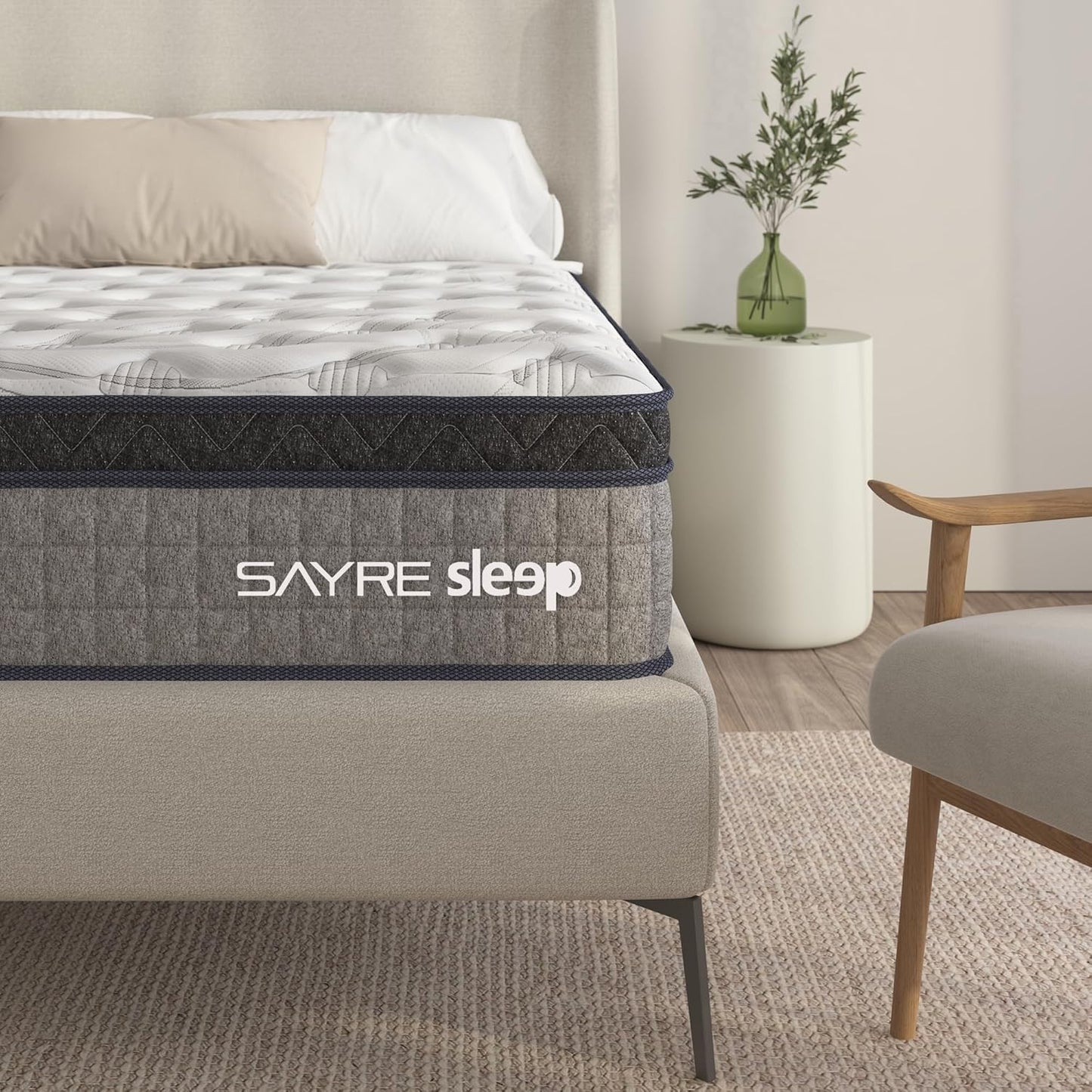Cooling Gel Memory Foam Mattress in a Box for Comfort & Support