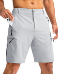 Pudolla Men's Hiking Cargo Shorts 9 in Lightweight Outdoor Shorts 5