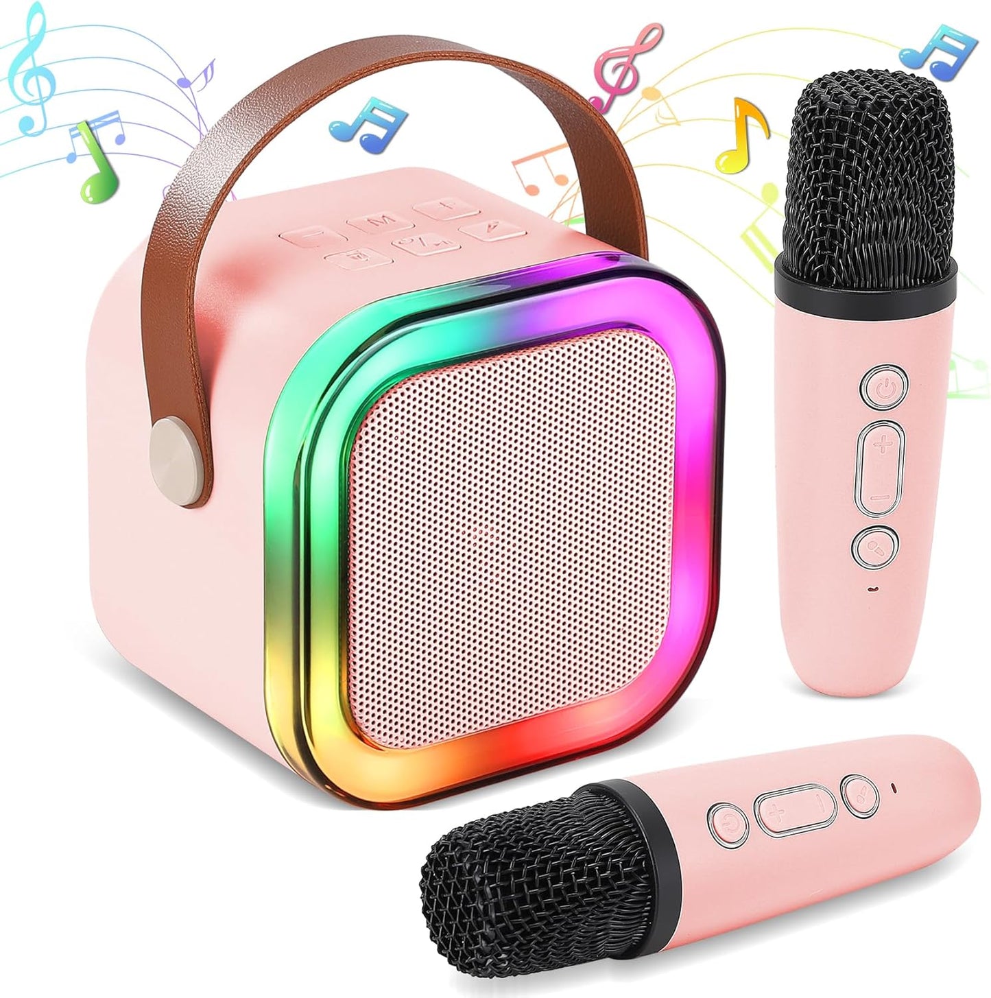 Wireless Kids Karaoke: 2 Mics, Portable Fun!