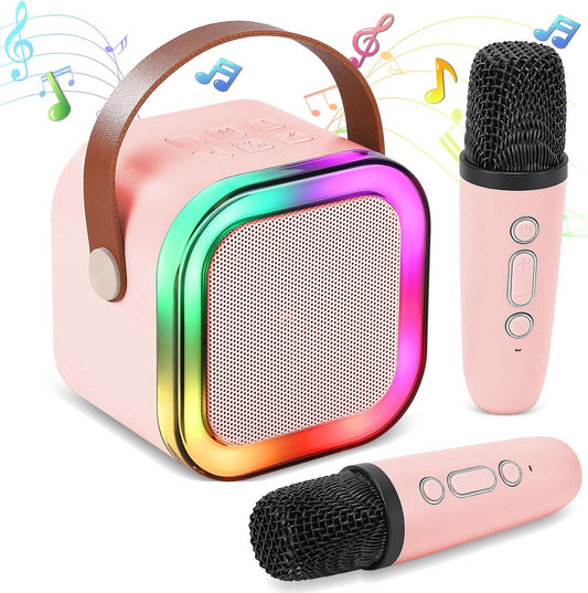 Wireless Kids Karaoke: 2 Mics, Portable Fun!