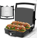 Panini Press Electric Griddle 4-Slice Panini Grill - Fast Browning