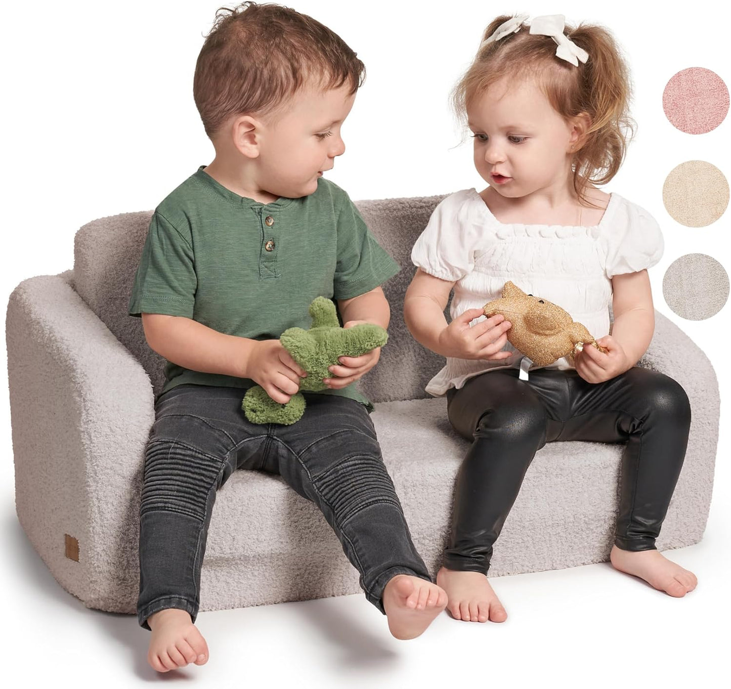 2-in-1 Toddler Sofa & Lounger - Modern & Sturdy