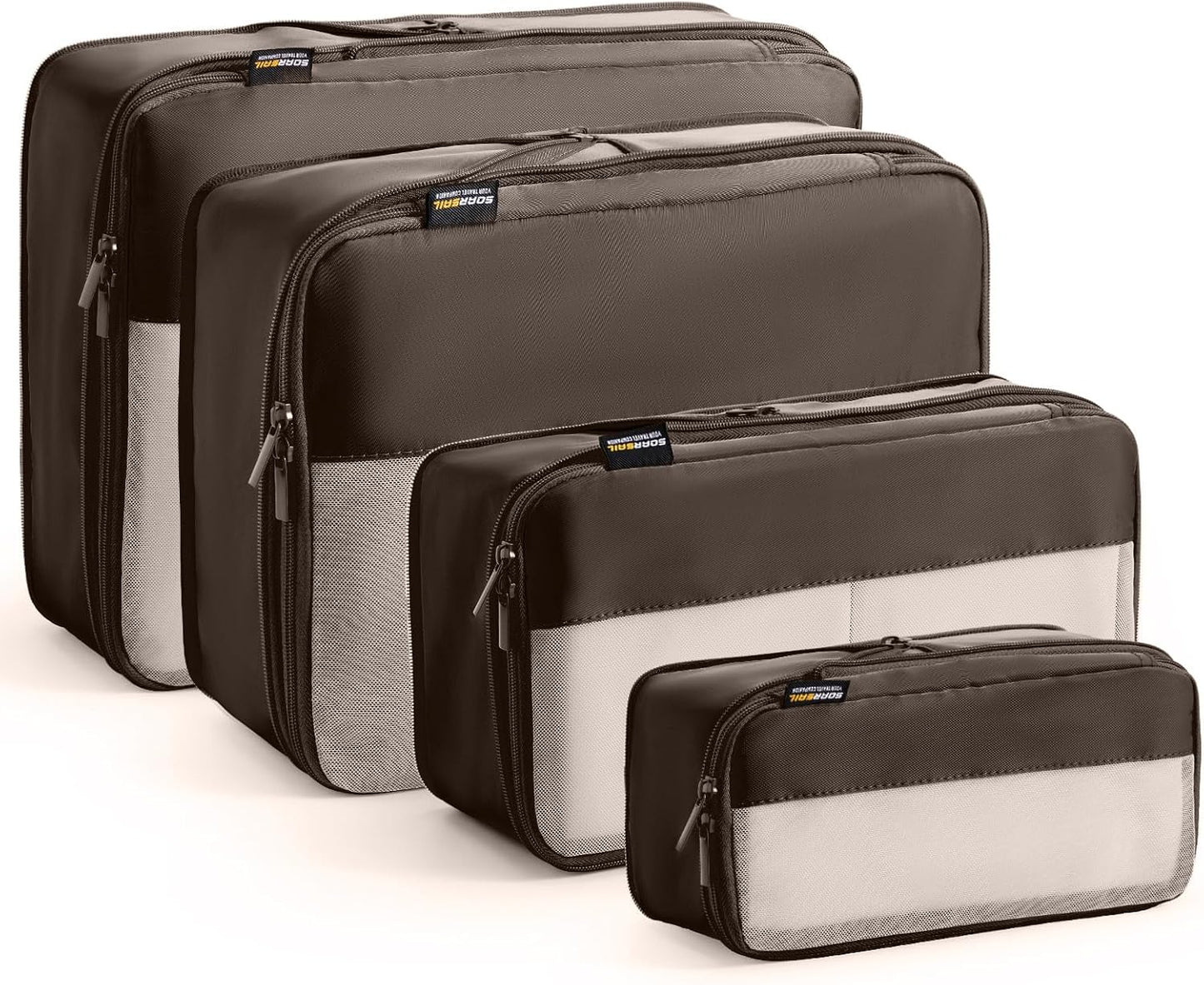 Compression Packing Cubes for Travel - Space Saving Organizers