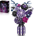 Flowers Building Set Compatible with Lego Flowers - Cyberpunk Bouquet