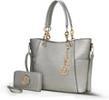 Tote Bag for Women MKF Collection - 2-PC Vegan Leather Handbag Set