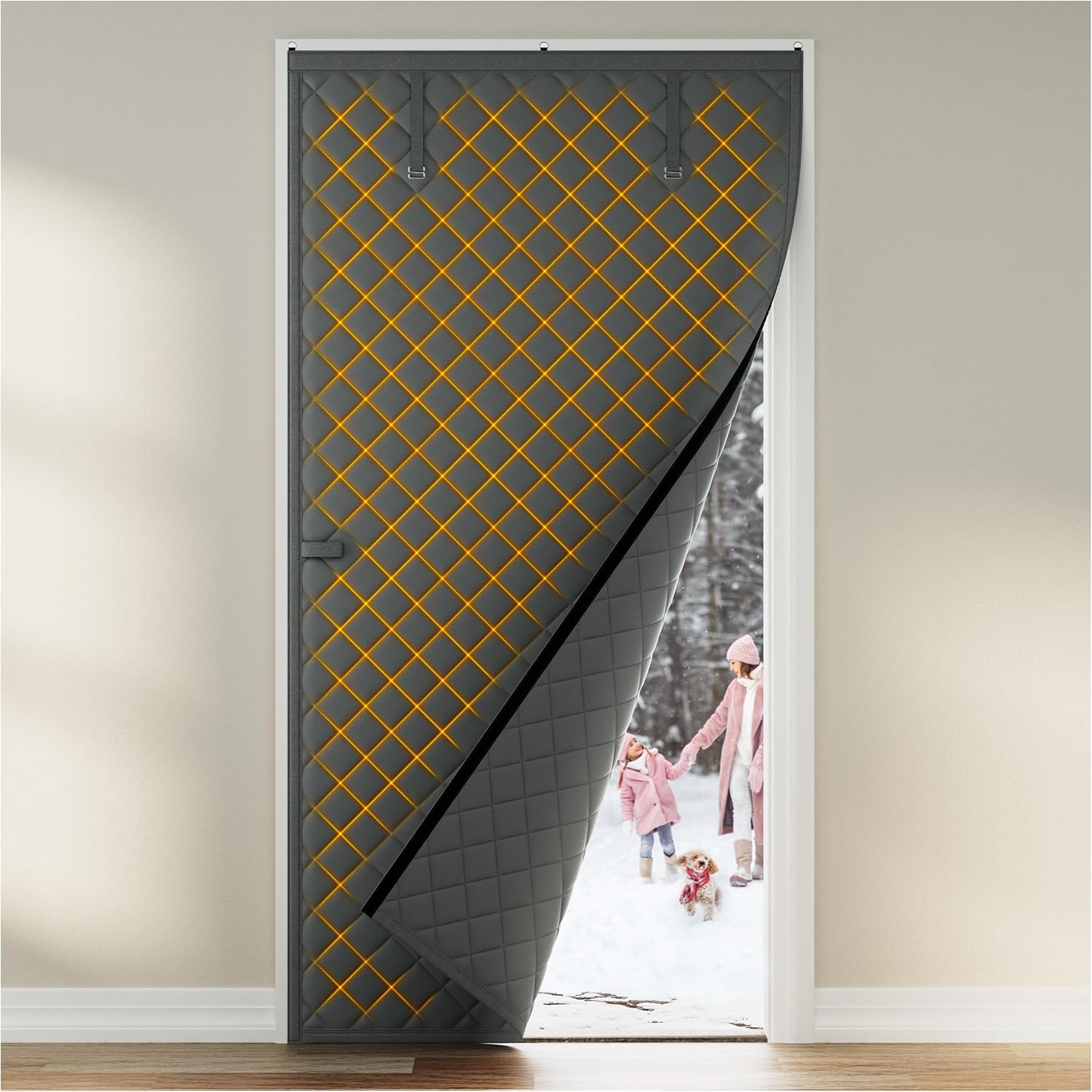Thermal Insulated Door Curtain for 36 x 80 Inch Doors