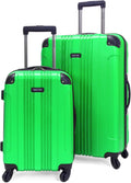 Out of Bounds 2-Piece Spinner Luggage Set - Lightweight 20in & 28